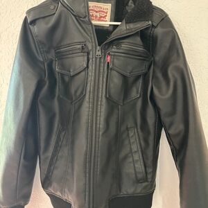Levi's Leather Bomber Jacket for Men